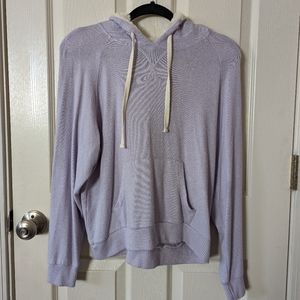 Light Purple Hooded Top